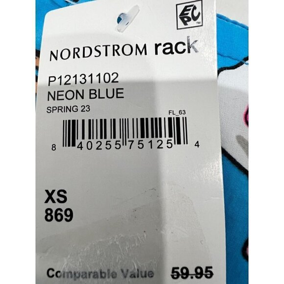 New Party Pants Size XS SUPER STAR PARTY STARTER SHORT - NEON BLUE - Picture 12 of 12